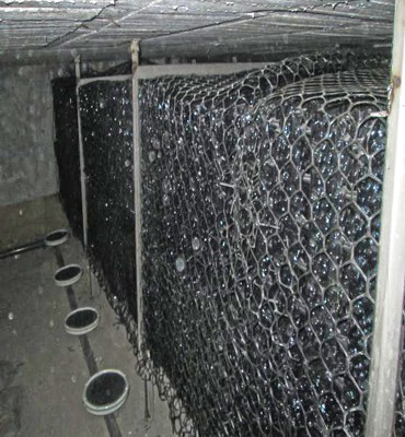 蜂巢式生物濾材(現場構築式建築物污水處理設施) 蜂巢式生物濾材
